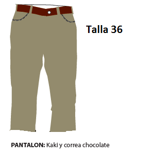 PANTALON CAQUI TALLA 44