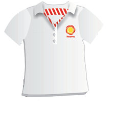 POLO BLANCO TERPEL DAMA-XL logo terpel sol (logo anterior) 